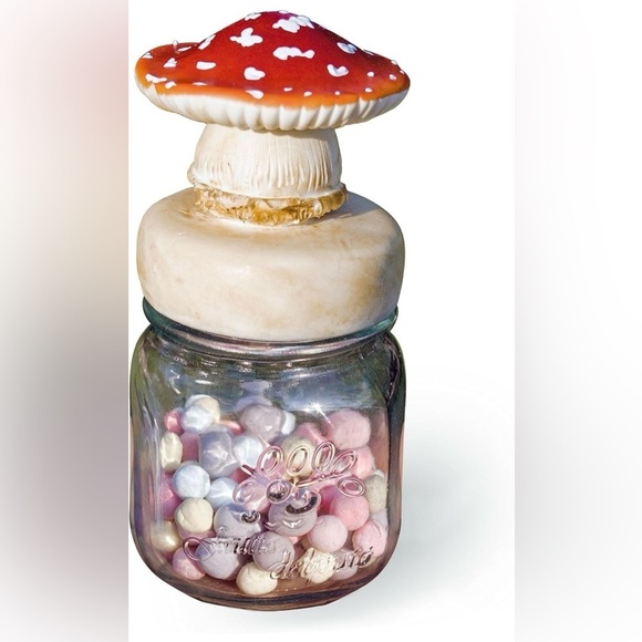 Artisan Mushroom Canister, NIB - Picture 1 of 9
